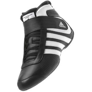 136-00 Adidas Black-White Shoe
